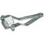 Picture of 5001-4 - Pioneer Breakaway Clamps for 1/2" Body Size Agricultural Quick Couplings with Push - Pull / Double Acting Sleeves