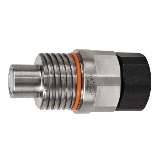 Picture of 59-502-8FP - Non-Spill, Flat Face Hydraulic ACME Thread to Connect Quick Couplings - 59 Series