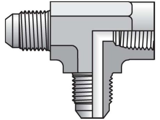 Picture of 6 MBTX-SS - Triple-Lok 37° Tee MTX