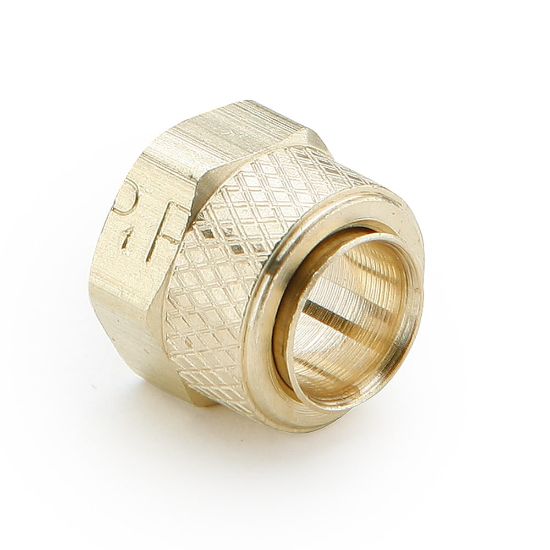 Picture of 61PB-4 - Brass Compression Fittings for Thermoplastic and Soft Metal Tubing - Poly-Tite.