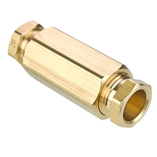 Picture of 62HD-3 - Brass flareless tube fitting, Hi-Duty