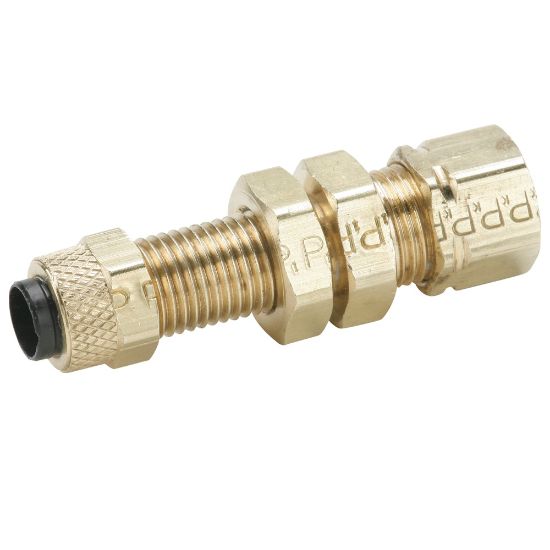 Picture of 62PCABH-6 - Brass Compression Fittings for Thermoplastic and Soft Metal Tubing - Poly-Tite.