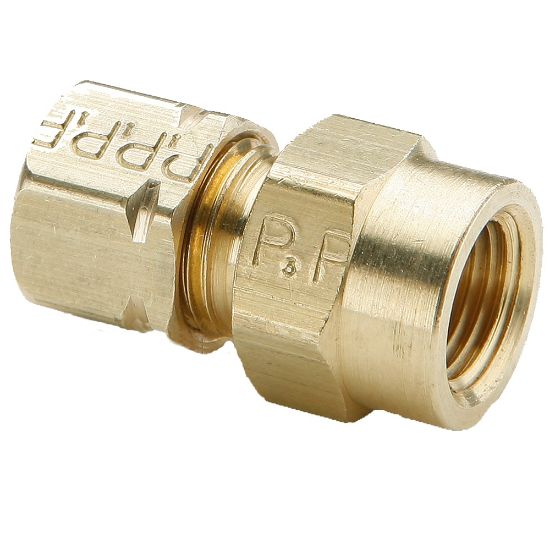 Picture of 66CA-4-4 - Brass Compression Fittings, Compress-Align