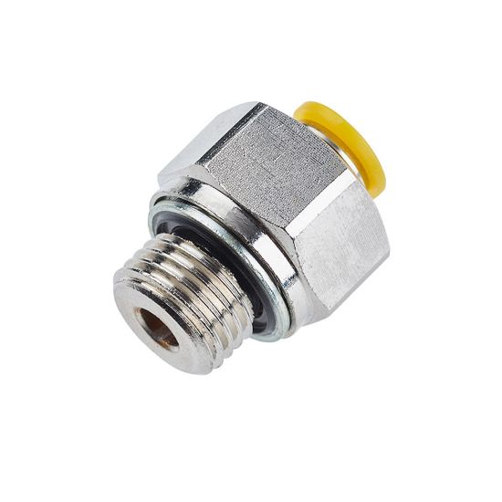Picture of 68PLP-6M-4G - Push-to-Connect Nickel Plated Instant Fittings - Prestolok PLP Metal