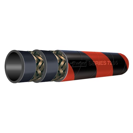 Picture of 7285-1002 - DRAGON BREATH® II Barber Pole Steam Hose, Series 7285