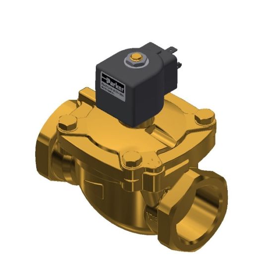Picture of 7321GBN99N00N0D100C2 - Parker 2-Way Normally Closed, 2" NPT General Purpose Solenoid Valves