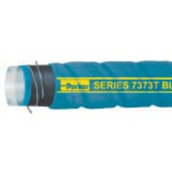 Picture of 7373T-2000 - BLUE THUNDER® Large Diameter UHMWPE Corrugated Chemical Suction Hose, Series 7373T