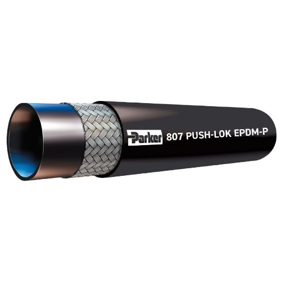 Picture of 807-8-BLK-RL - Push-Lok EPDM-P Hose 100-150 PSI – 807 Hose