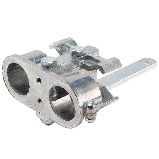 Picture of 9006-4 - Pioneer Breakaway Clamps for 1/2" Body Size Agricultural Quick Couplings with Push - Pull / Double Acting Sleeves