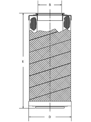 Picture of 936700Q - Replacement Elements - Medium Pressure Filter 15/40/80 CN Series