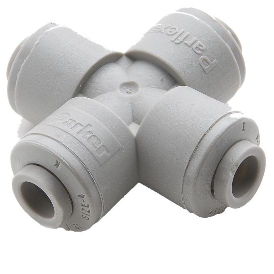 Picture of A4CU4-MG - Push-to-Connect all plastic FDA compliant fitting, Parker TrueSeal