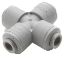 Picture of A4CU4-MG - Push-to-Connect all plastic FDA compliant fitting, Parker TrueSeal
