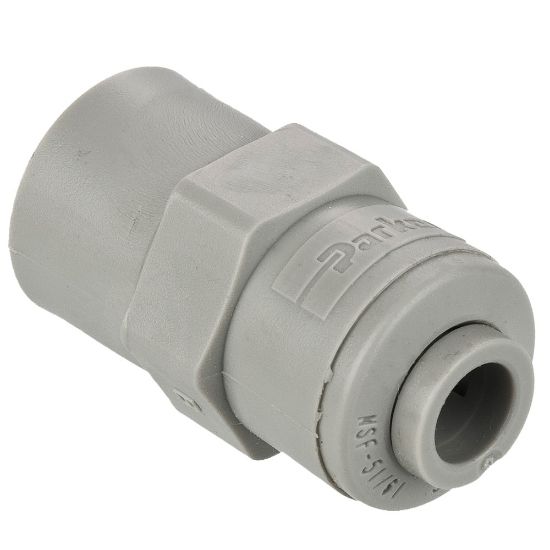 Picture of A4FF4-MG - Push-to-Connect all plastic FDA compliant fitting, Parker TrueSeal