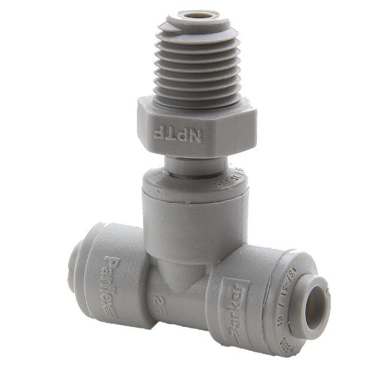 Picture of A5MTS4-MG - Push-to-Connect all plastic FDA compliant fitting, Parker TrueSeal