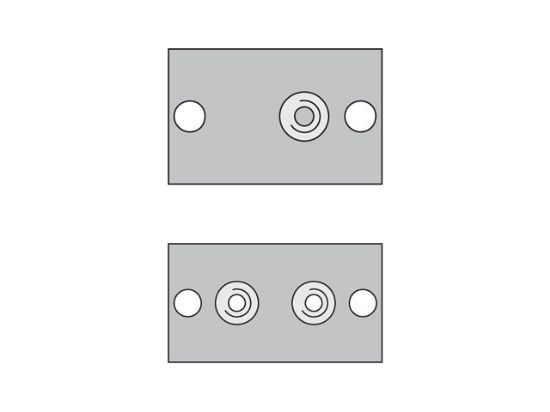 Picture of APLA5X - Metric Standard Series APLA Weld Plate – Long