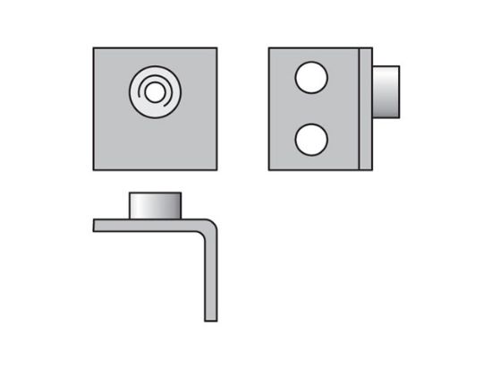 Picture of APWA2X - Metric Standard Series APWA Weld Plate – Angled