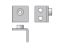 Picture of APWA2X - Metric Standard Series APWA Weld Plate – Angled
