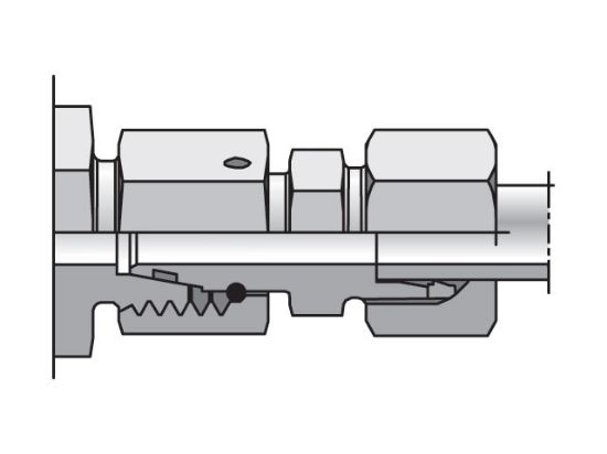 Picture of DA16SCF - EO/EO-2 Straight Swivel, Distance Adapter - DA
