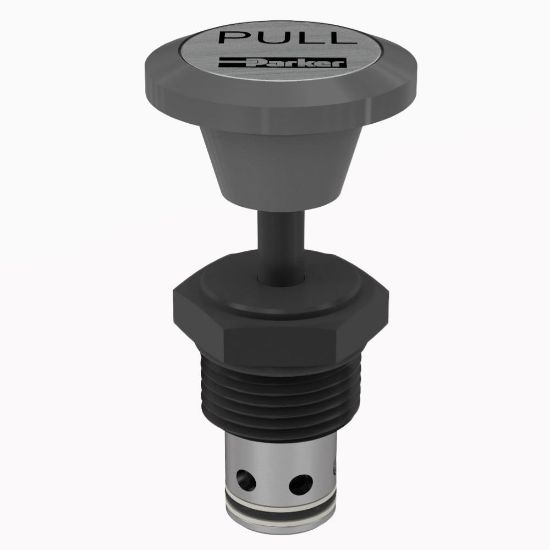 Picture of DL101K - 2 Position, 2 Way Normally Closed Poppet Type Manual Valve