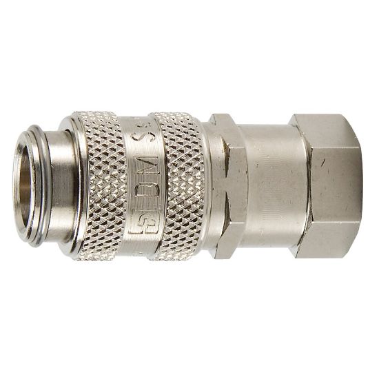 Picture of DM-121-2FP - Miniature Size, Double Shut-off, Push to Connect Quick Couplings - DM Series