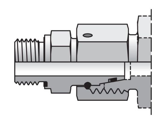 Picture of EGE08SMEDCF - EO/EO-2 Straight Swivel, Swivel Connector - EGE-M-ED