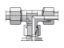 Picture of ET15ZL71 - EO/EO-2 Tee, Swivel Nut Branch - ET