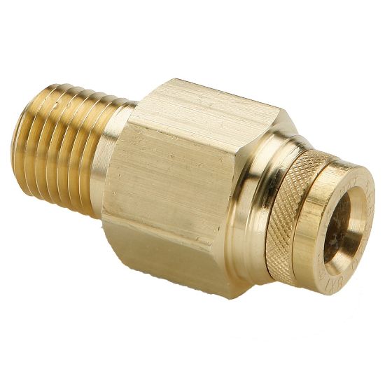 Picture of F2PMTB10-1/4 - Brass Prestomatic Push to Connect DOT Fittings