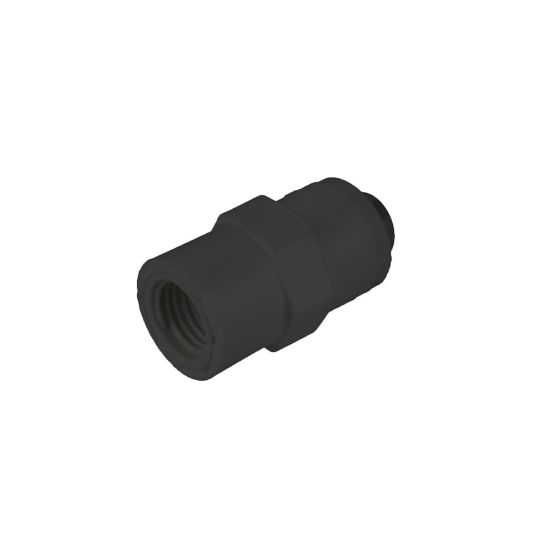 Picture of FB4FF4-HBLK - Push-to-Connect all plastic FDA compliant fitting, Parker TrueSeal