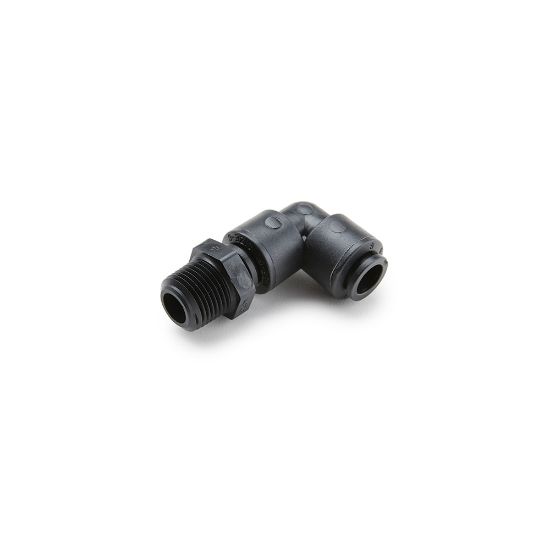 Picture of FB4MES4-HBLK - Push-to-Connect all plastic FDA compliant fitting, Parker TrueSeal