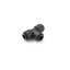 Picture of FB6TU4-HBLK - Push-to-Connect all plastic FDA compliant fitting, Parker TrueSeal
