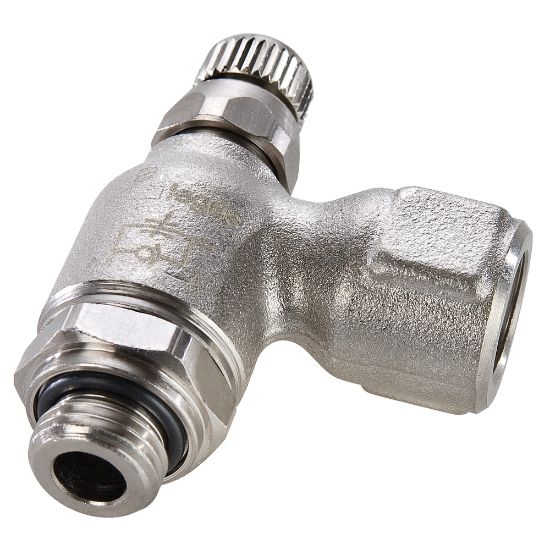 Picture of FC702-8G - Nickel Plated Pneumatic Flow Controls