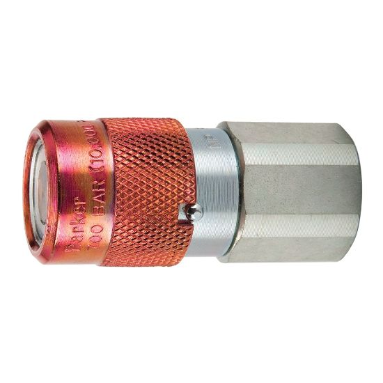 Picture of FH-371-6FP - High Pressure, HTMA, Non-Spill, Flat Face Quick Couplings with Sleeve Lock - FH Series