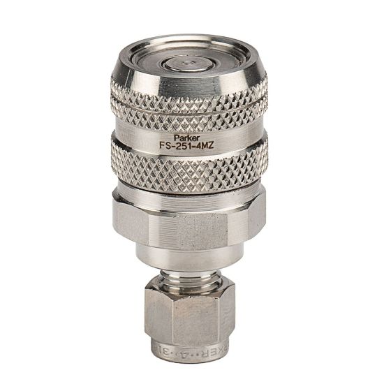 Picture of FS-251-4MZ - Flat Face, Chemical Compatible Quick Couplings - FS Series
