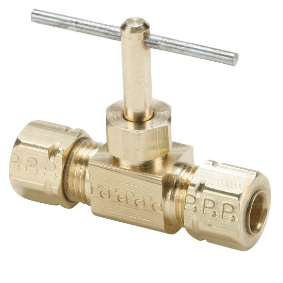 Picture of NV105CA-4 - Brass Needle Valve, Low Pressure - NV Series