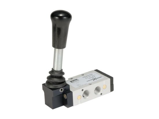 Picture of P2LDX314VV - Viking Xtreme Series Manual/Mechanical Valve - 3-way 2-position Inline Perpendicular Lever