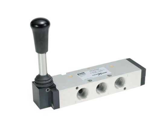 Picture of P2LAX591VV - Viking Xtreme Series Manual/Mechanical Valve - 4-way 2-position Inline Perpendicular Lever