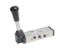 Picture of P2LDX69422 - Viking Xtreme Series Manual/Mechanical Valve - 4-way 3-position Inline Perpendicular Lever
