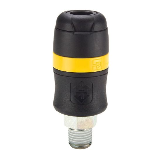 Picture of PBS-251-4MP - ISO 4414 Industrial & European Interchange, Safety Quick Connect Air Couplers - Tool-Mate Exhaust Series