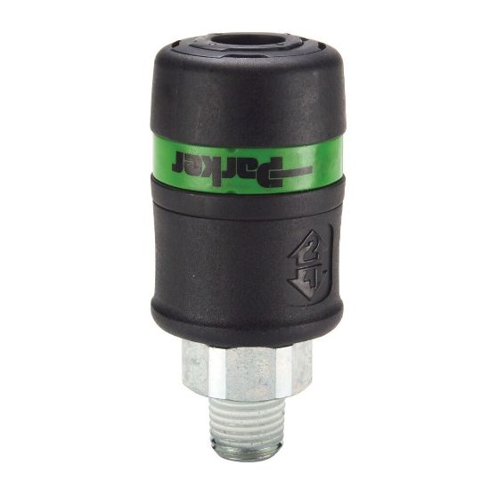 Picture of PES-251-4MP - ISO 4414 Industrial & European Interchange, Safety Quick Connect Air Couplers - Tool-Mate Exhaust Series