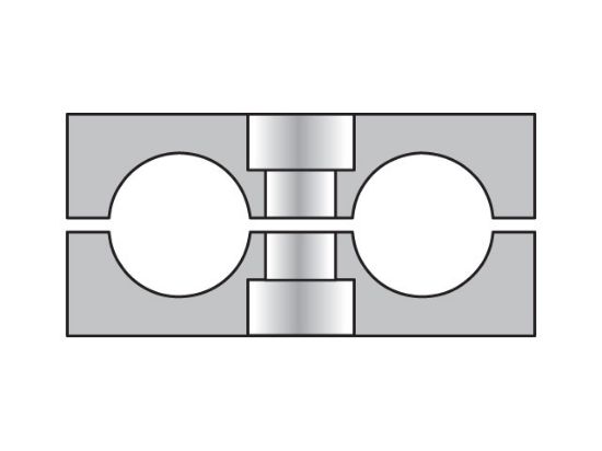 Picture of RBP320X - Metric Standard Twin Series RBP Clamp Halves