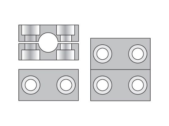 Picture of RCPG221.3X - Metric Heavy Series RCPG Clamp Halves