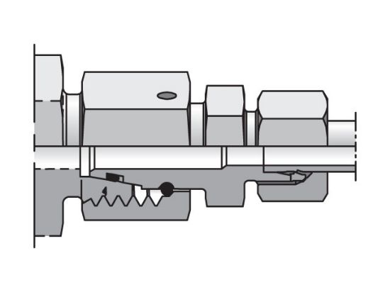Picture of RED18/15LCF - EO/EO-2 Straight Swivel, Tube End Reducer - RED