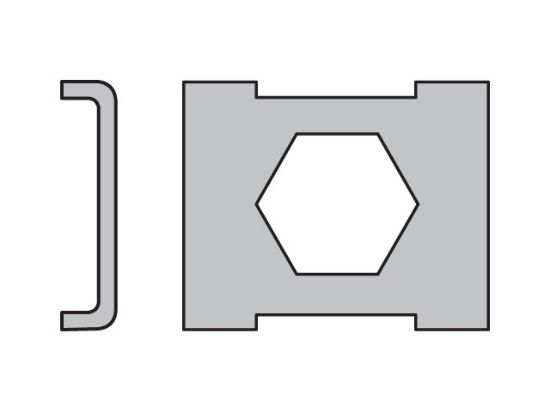 Picture of SBB1X - Metric Standard Twin Series SBB Locking Plate