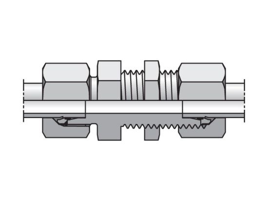 Picture of SV30ZSCF - EO/EO-2 Straight, Bulkhead Union - SV