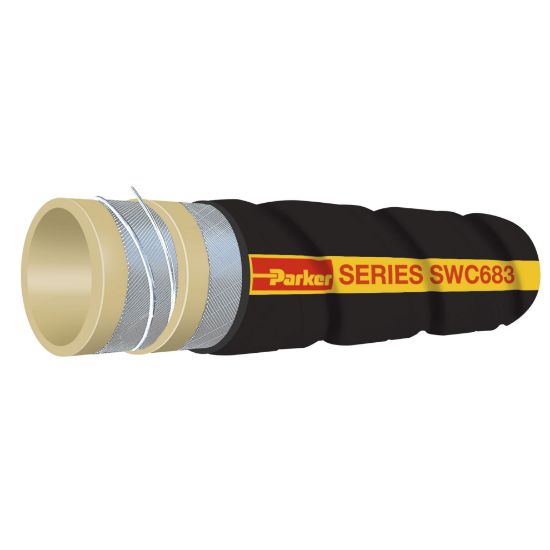 Picture of SWC683-2500 - TITANFLEX® MODIFIED XLPE CORRUGATED CHEMICAL SUCTION HOSE