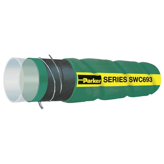 Picture of SWC693-2000 - WILDCATTER® UHMWPE CORRUGATED CHEMICAL SUCTION HOSE
