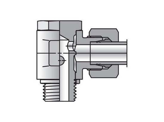 Picture of SWVE08LLRCF - EO/EO-2 90° Elbow, Banjo - SWVE-R