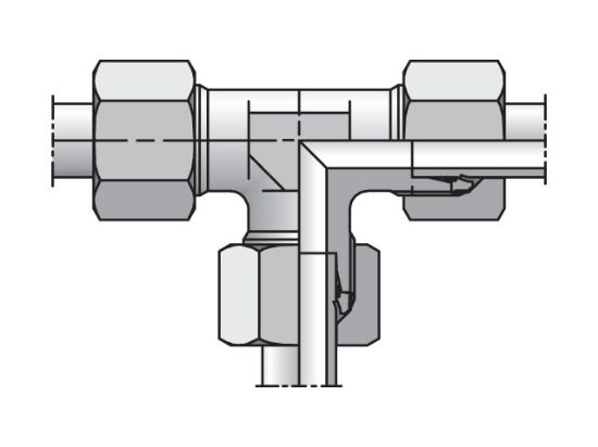 Picture of T04LLCF - EO/EO-2 Tee, Union - T