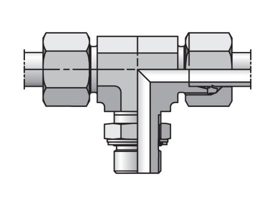 Picture of TEE15ZLRCF - EO/EO-2 Tee, Adjustable Branch - TEE-R