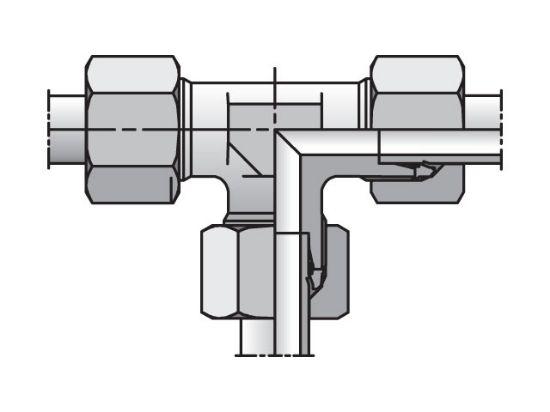 Picture of TR12/18/12LCF - EO/EO-2 Tee, Reducer Union - TR